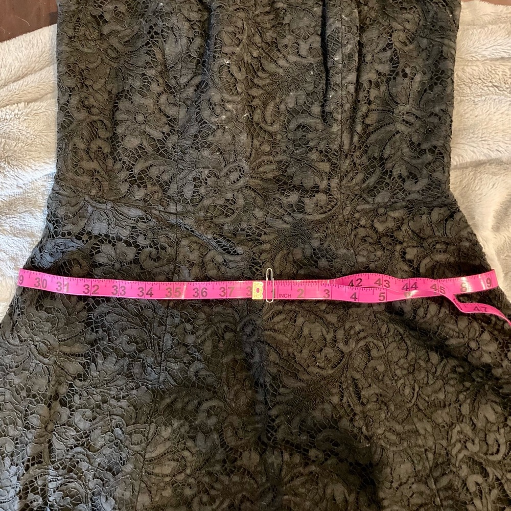 Robell Vintage Black Strapless Lace Dress - Picture 5 of 16